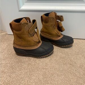 Sorel Kids' Brown and Black Boots